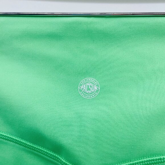 LA Hearts by PacSun Womens Size Small Active Far Out Biker Shorts in Green 477 - Picture 4 of 6